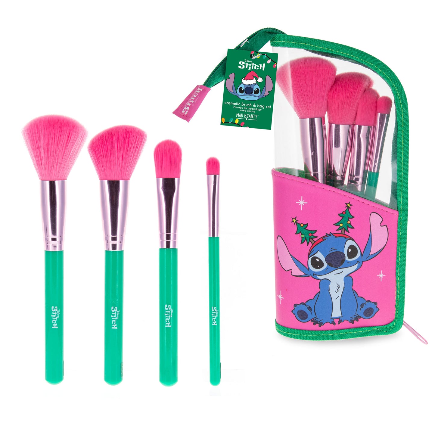 Stitchmas Cosmetic Brush & Bag Set