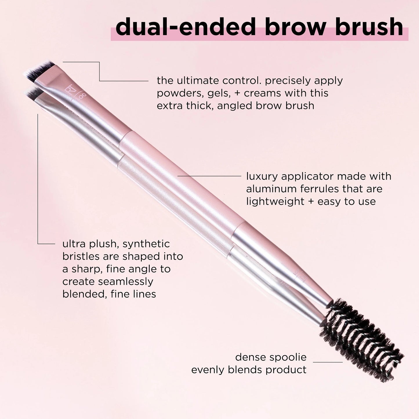 Dual-Ended Brow Brush