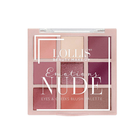 Lollis Emotions Nude Eyes & Cheeks Blush Palette