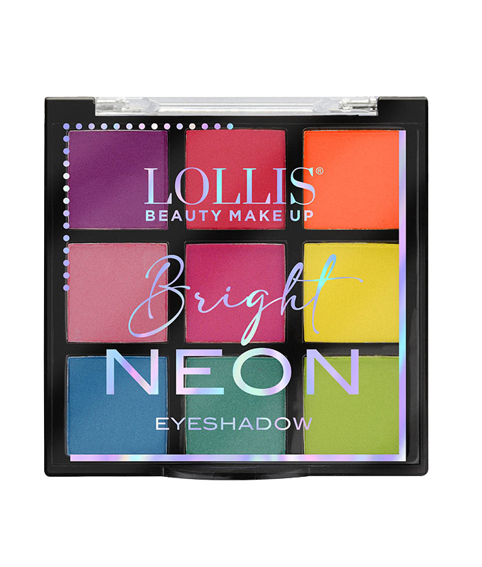 Lollis Bright Neon Eyeshadow Palette