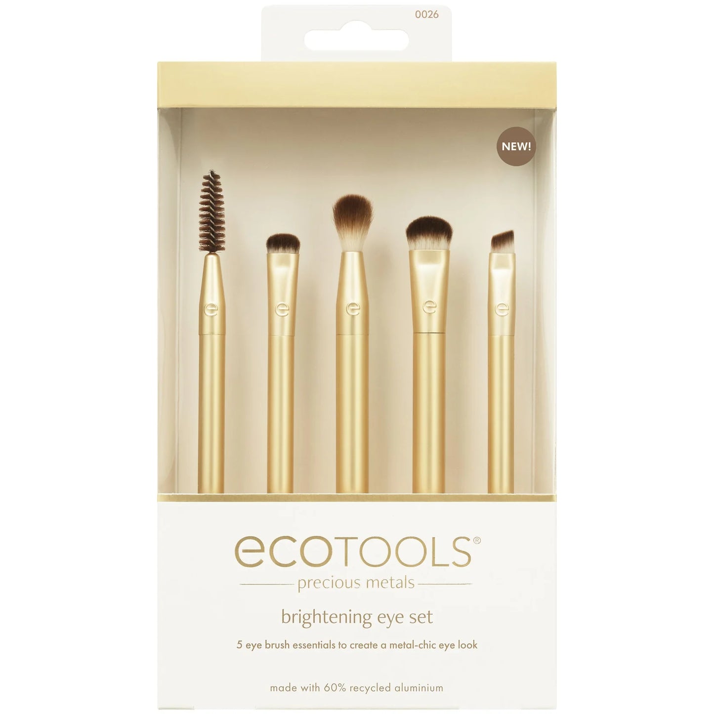 Precious Metals Brightening Eye Makeup Brush Set