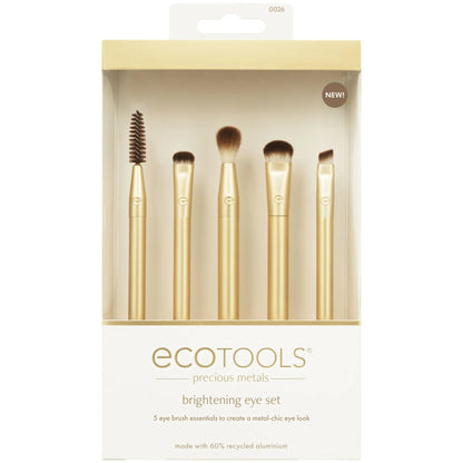Precious Metals Brightening Eye Makeup Brush Set