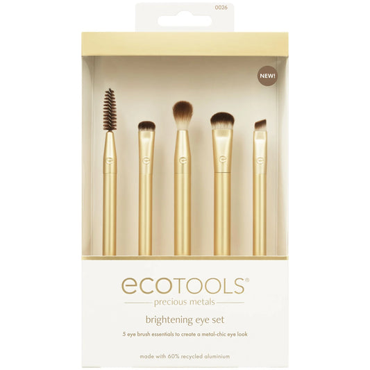 Precious Metals Brightening Eye Makeup Brush Set