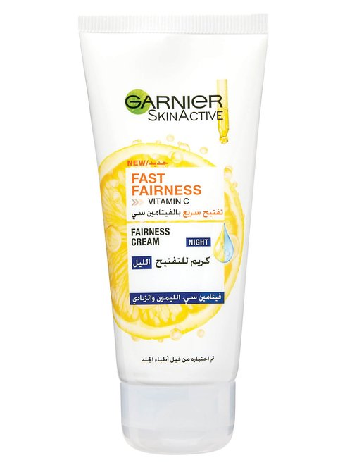 Garnier Fast Bright Night Cream With Vitamin C Lemon and Yoghurt