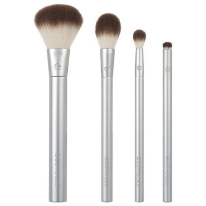 Precious Metals Cheek + Eye Highlight Makeup Brush Set