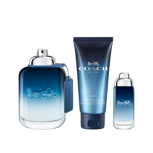 Coach New York Blue Eau De Toilette Gift Set For Men