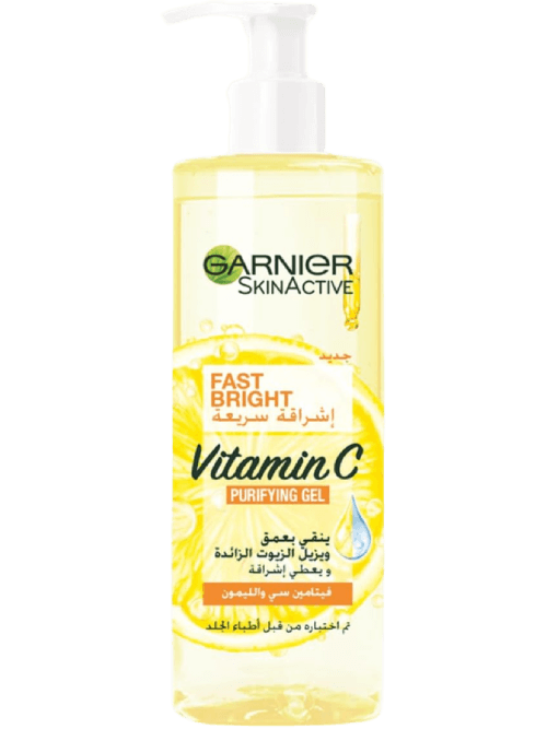 Garnier Fast Bright Vitamin C Purifying Gel Wash