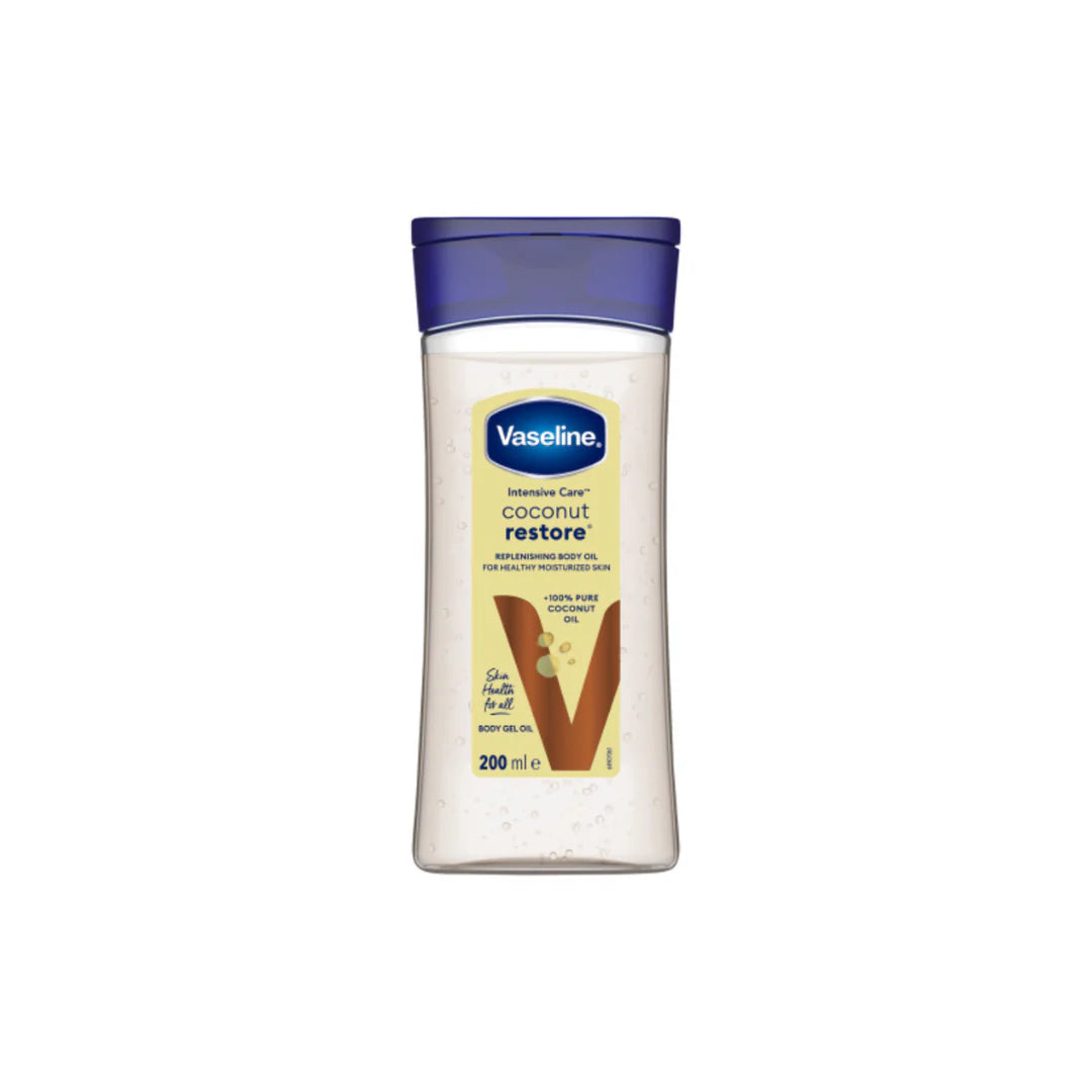 Vaseline Coconut Restore Body Gel Oil 200ml