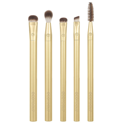 Precious Metals Brightening Eye Makeup Brush Set