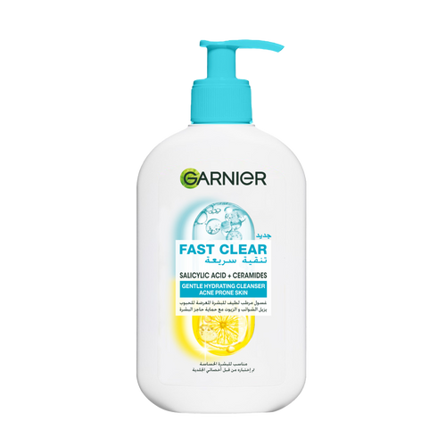 Fast Clear Gentle Cleanser Hydrating Face Wash for Acne Prone Skin
