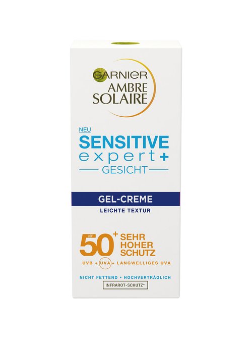 Garnier Ambre Solaire Sensitive expert+ Face Gel-Cream SPF 50+