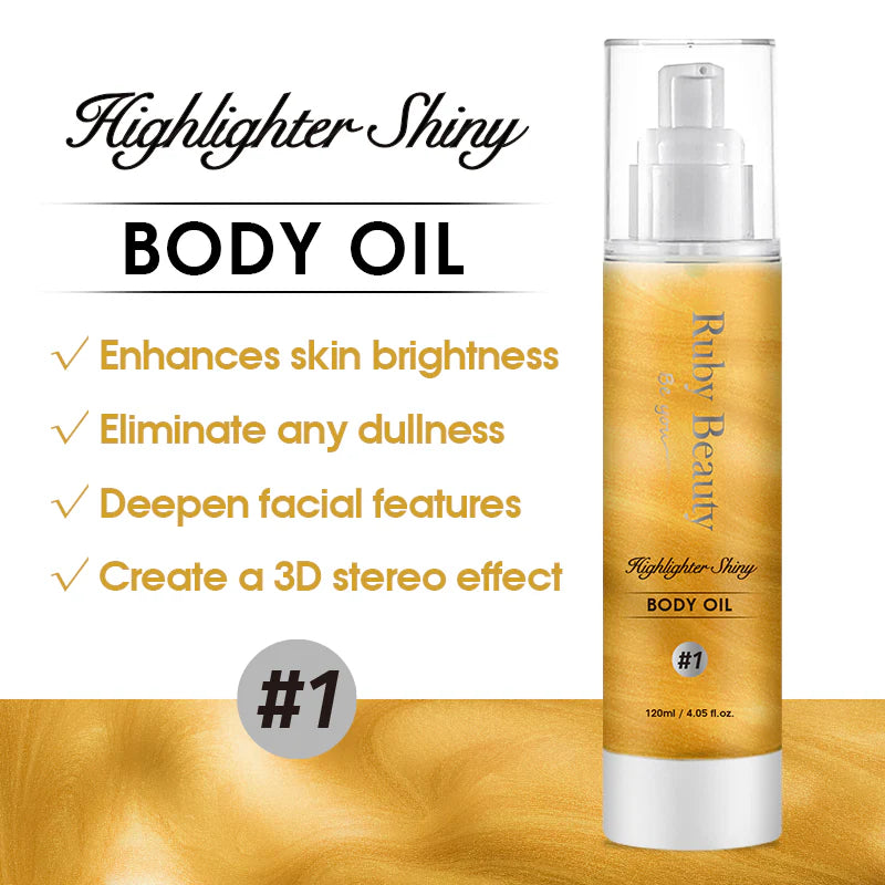 Ruby Beauty Highlighter Shiny Body Oil