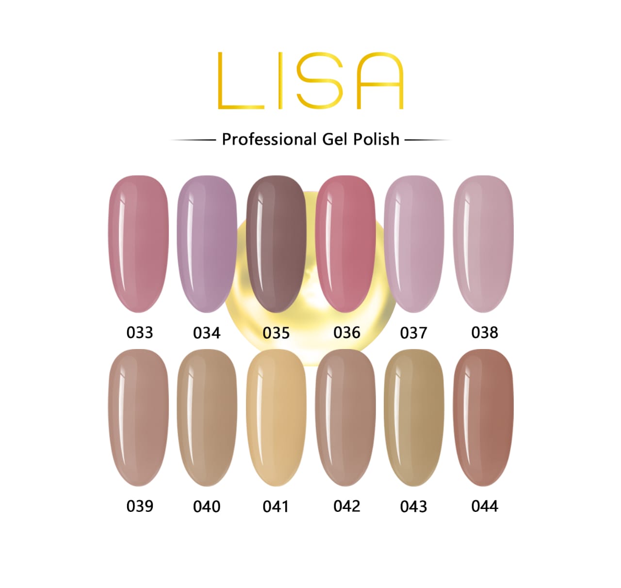 Lisa Gel Polish Nude Series