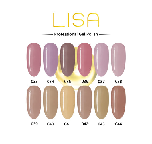 Lisa Gel Polish Nude Series