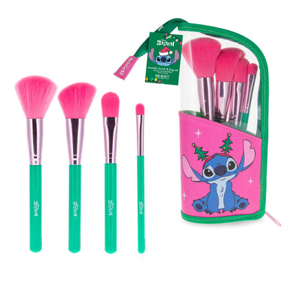 Stitchmas Cosmetic Brush & Bag Set