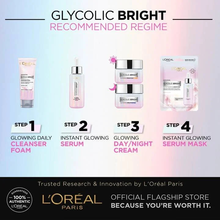 L'ORÉAL PARIS Glycolic Bright Day Cream SPF 17