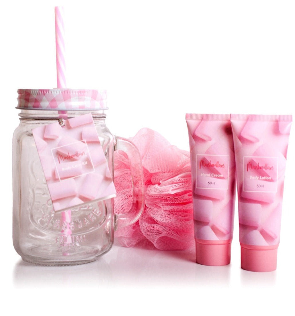 Bath Set Crystal Jar