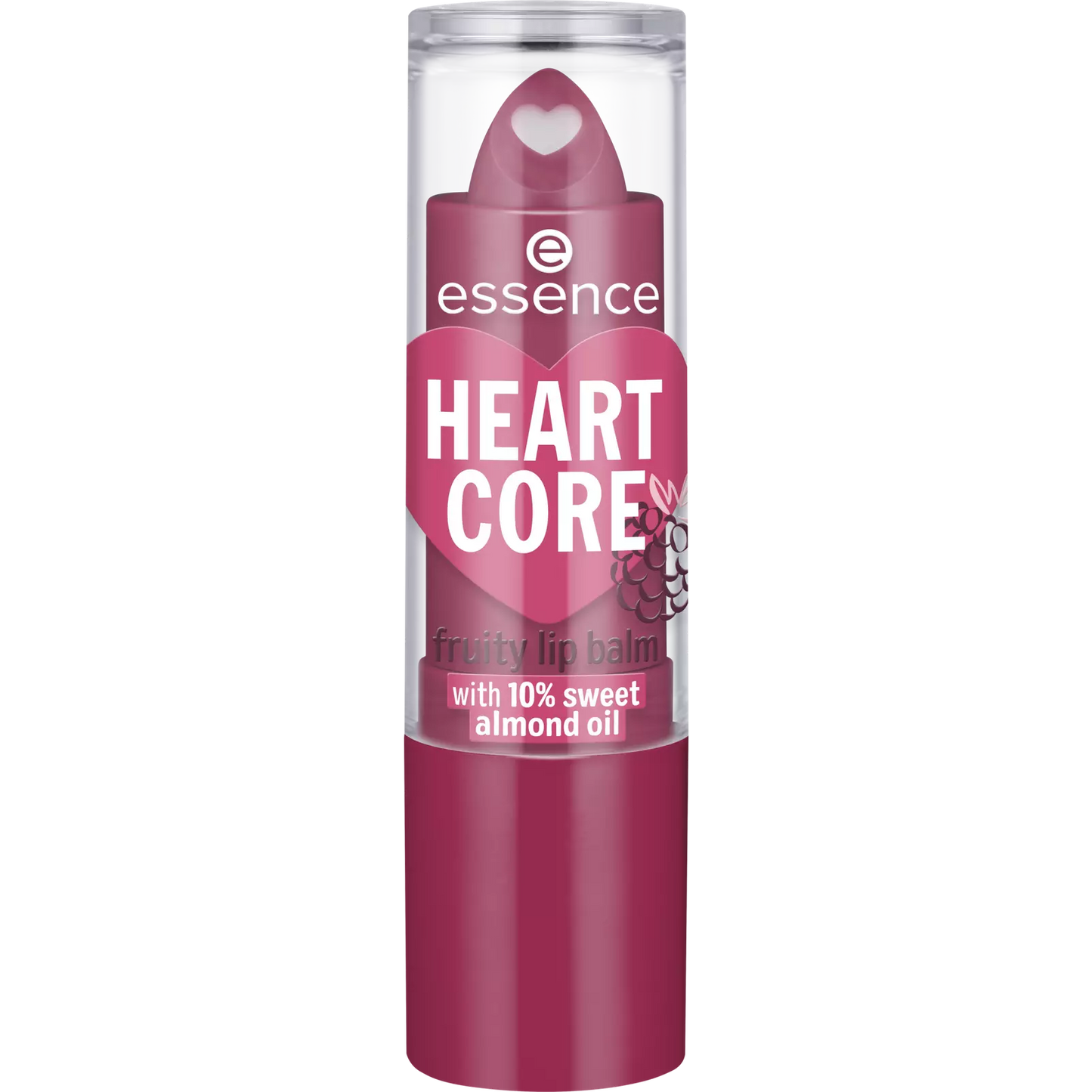 essence Heart Core fruity lip balm