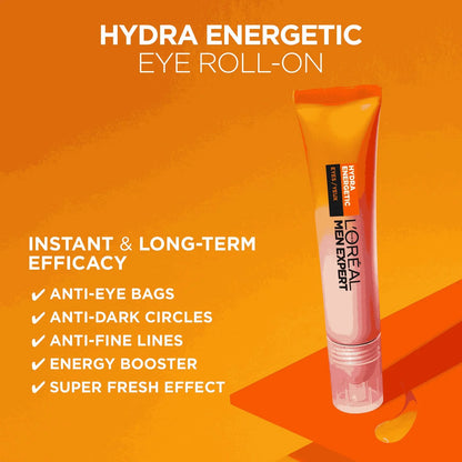 Men Expert Hydra Energetic Anti-Fatigue Eye Roll-On