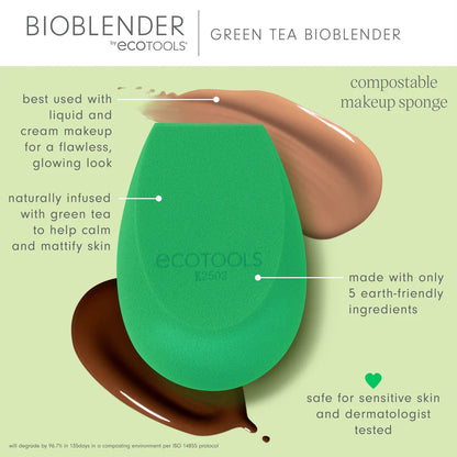 Bioblender Makeup Sponge Infused with Green Tea