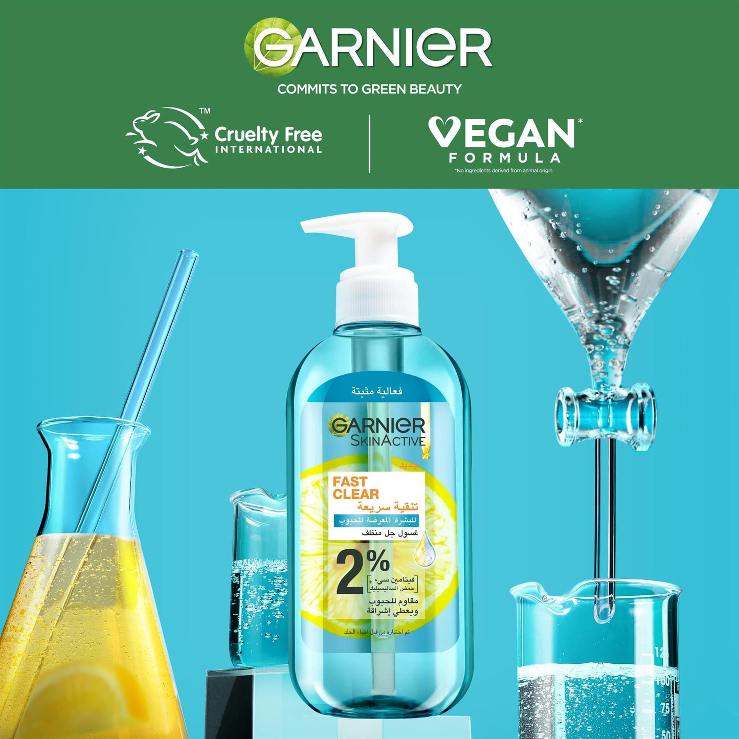 Garnier Skin Active Fast Clear Gel Wash