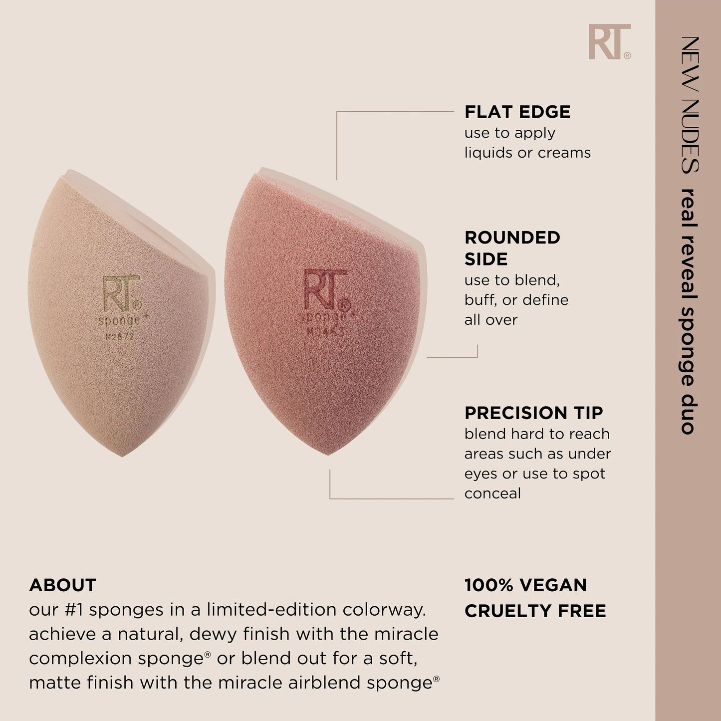 Nudes Real Reveal Sponge Duo