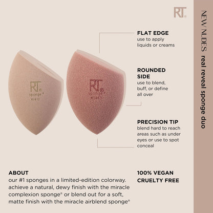 Nudes Real Reveal Sponge Duo
