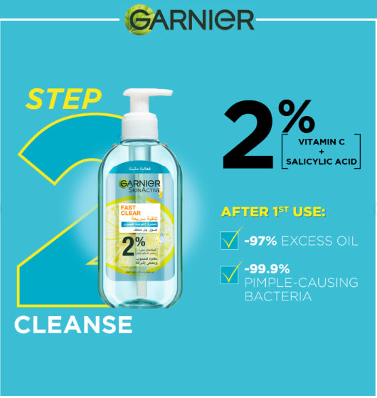 Garnier Skin Active Fast Clear Gel Wash