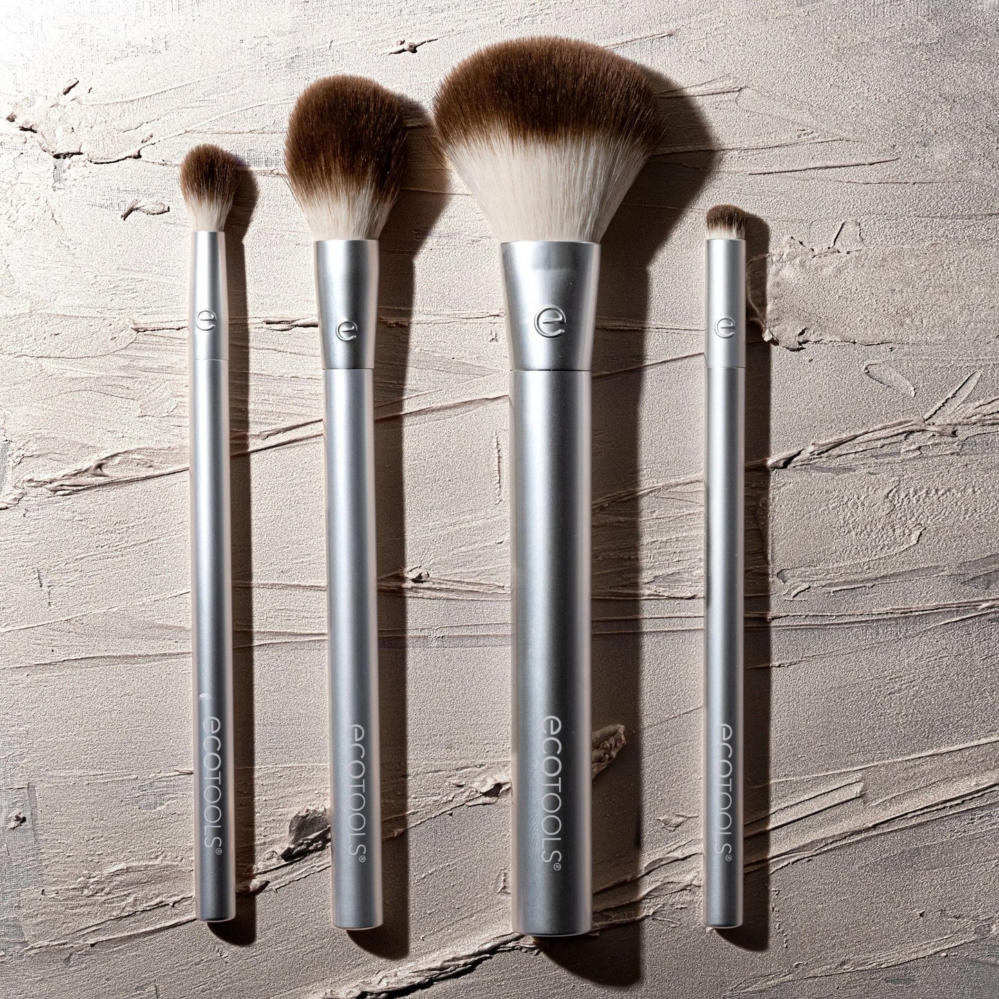 Precious Metals Cheek + Eye Highlight Makeup Brush Set