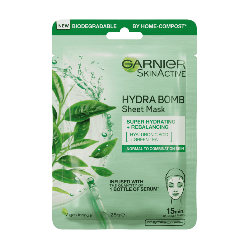 Hydra Bomb Hyaluronic Acid Green Tea Sheet Mask