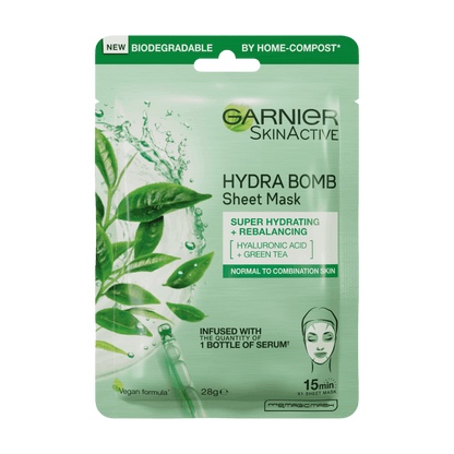 Hydra Bomb Hyaluronic Acid Green Tea Sheet Mask
