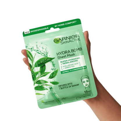 Hydra Bomb Hyaluronic Acid Green Tea Sheet Mask