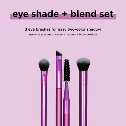 Eye Shade & Blend Makeup Brush Trio
