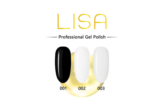 Lisa Gel Polish black/white series