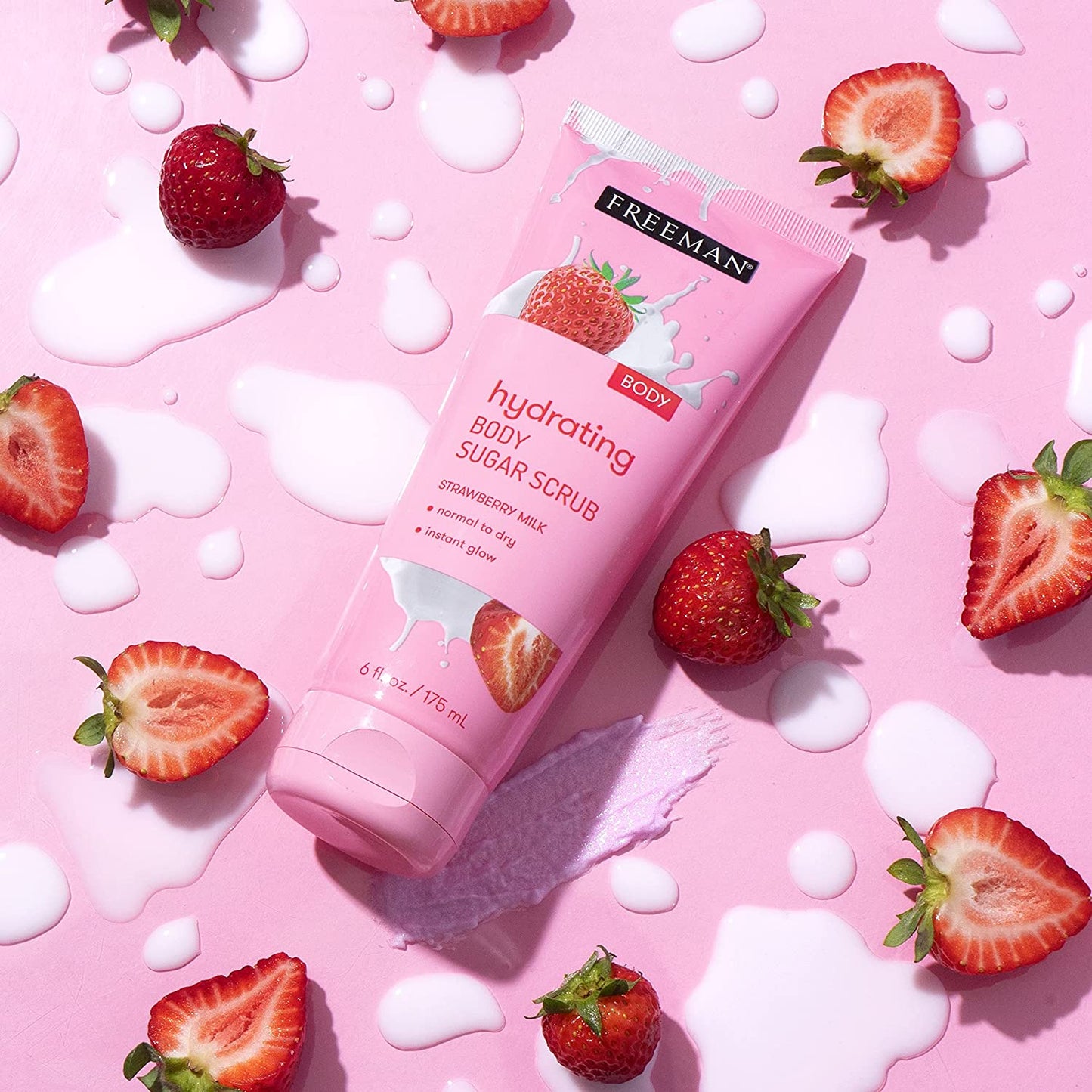 Hydrating Strawberry Milk Body Sugar Scrub