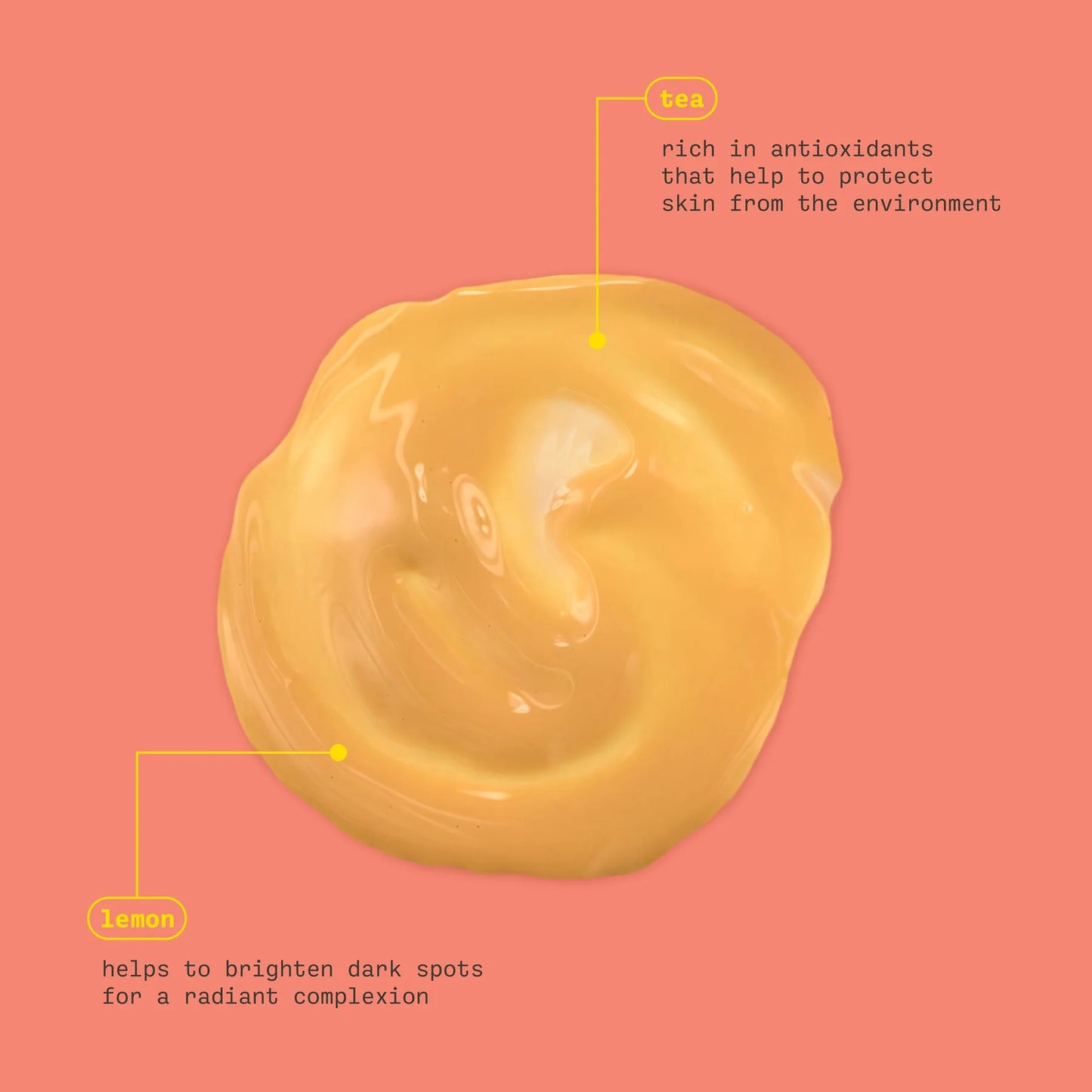 Clearing Sweet Tea & Lemon Peel Off Clay Mask