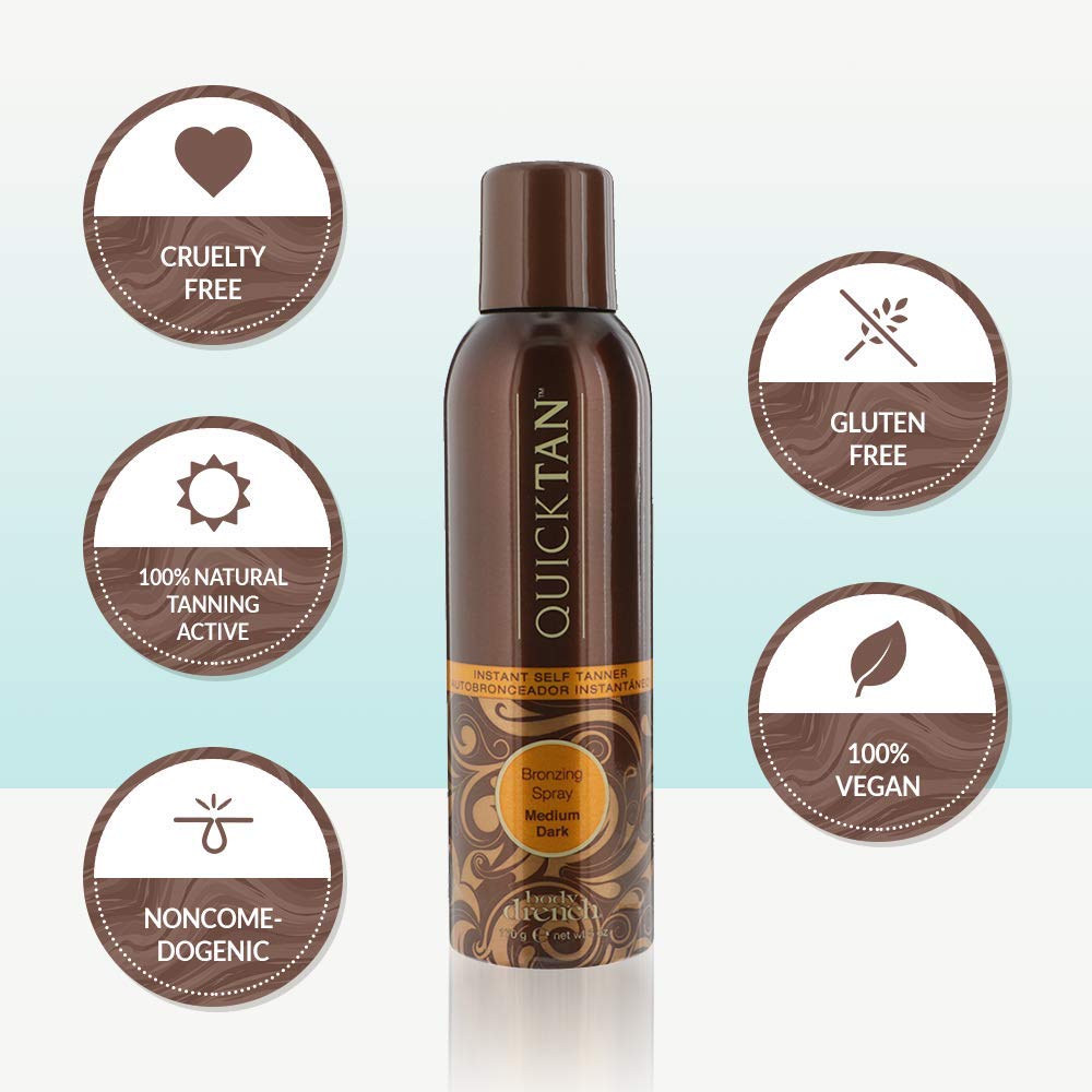 Body Drench Quick Tan Instant Self-Tanner Bronzing Spray