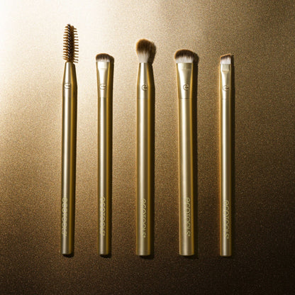 Precious Metals Brightening Eye Makeup Brush Set