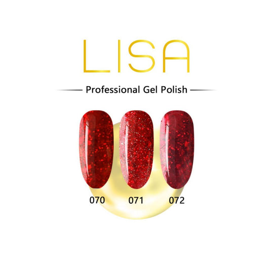 Gel Polish Red Series